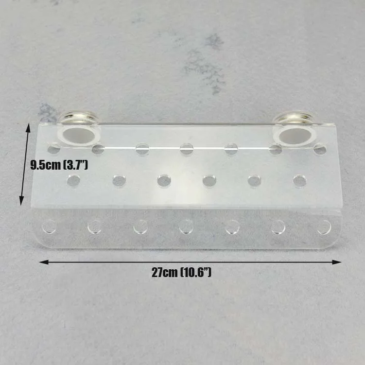 SPS phyto plus кораллы фрагмент Стенд кронштейн мини нано сильный магнит fix Аквариум Рыбы Риф Танк Наклонный самолет - Цвет: 27cm with 20 base