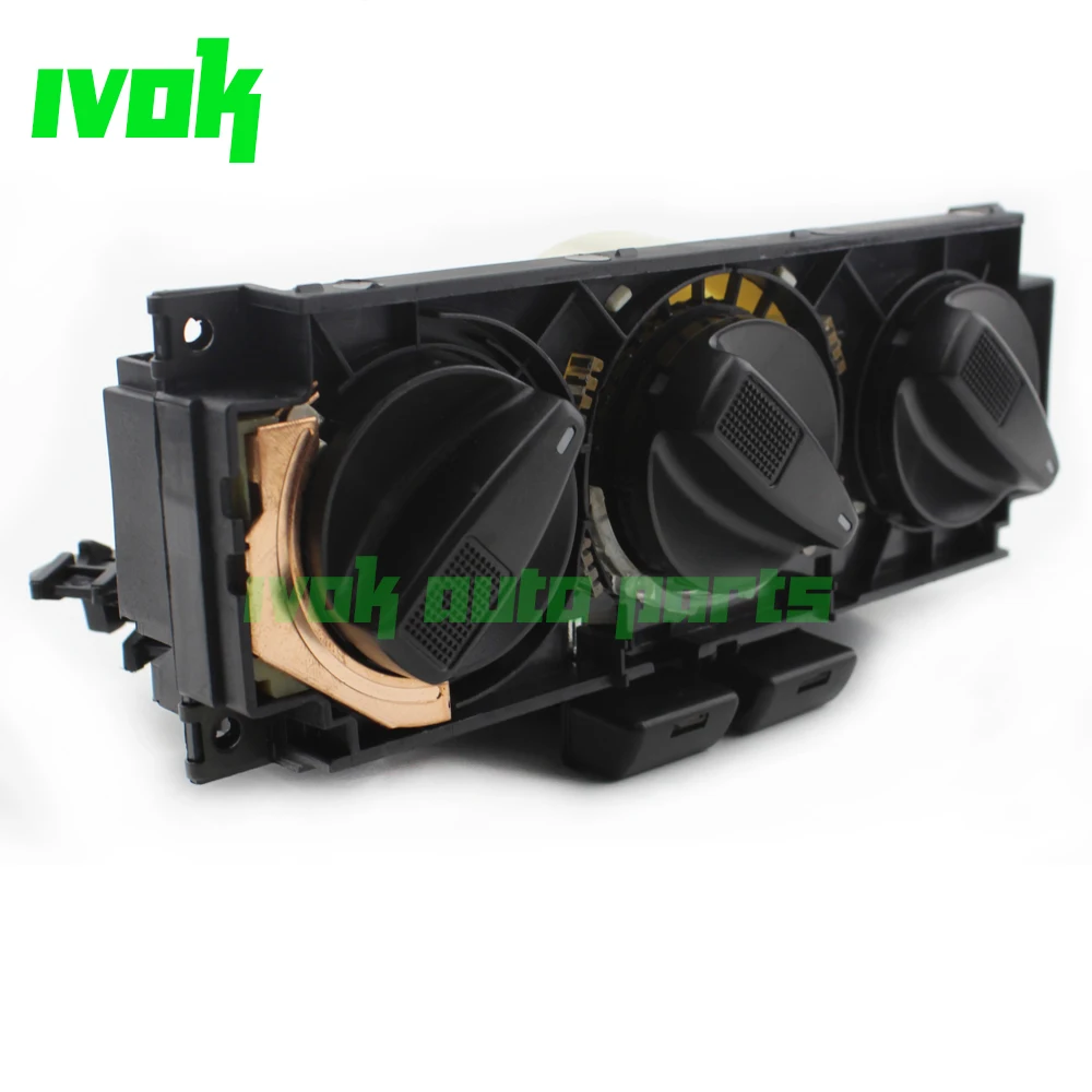 A/C Heater Panel Climate Control Switch for VW Cabrio Cabriolet Golf Jetta MK3 Eurovan Transporter 1H0820045D With AC Button