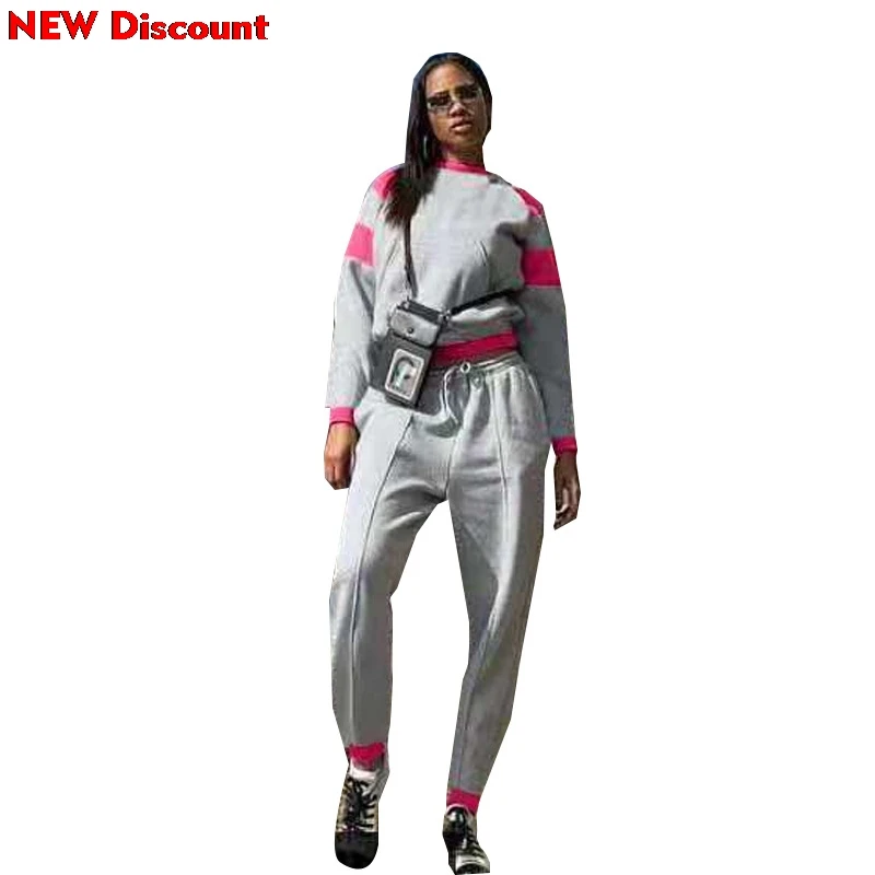 Women Sweat Suits,Autumn Two Piece Set Tracksuit Women 2018 Long Sleeve