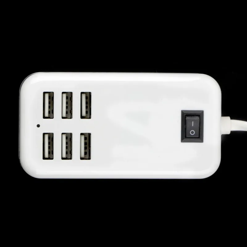 Faichoy 6 портов телефон USB зарядное устройство для iPhone iPad samsung несколько настенных зарядных 5 В/3A ЕС/США штекер Адаптер мобильный телефон Универ...