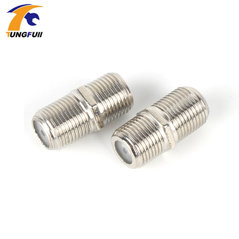 Новый и практичный разъем адаптера Tungfull 50 шт. F типа UHF гнездовой F/F RG6 коаксиальный