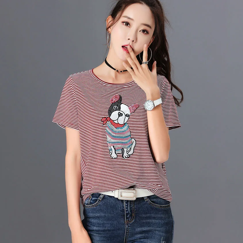BOBOKATEER camisetas divertidas talla grande camiseta mujer camiseta animal algodón verano top camisetas mujer verano 2018 camiseta mujer BOBOKATEER camisetas divertidas talla grande camiseta mujer camiseta animal algodón verano top camisetas mujer verano 2018 camiseta mujer