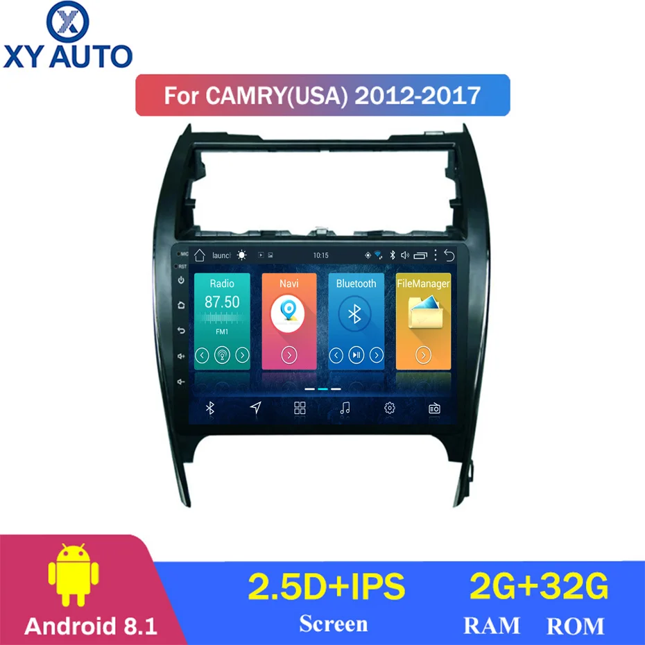 Sale 9 inch 2.5D IPS HD multi-touch screen Android 8.1 2G RAM 32G ROM NAVI for Toyota camry 2012-2017 US Version with Bluetooth US 0 Sale 9 inch 2.5D IPS HD multi-touch screen Android 8.1 2G RAM 32G ROM NAVI for Toyota camry 2012-2017 US Version with Bluetooth US 0