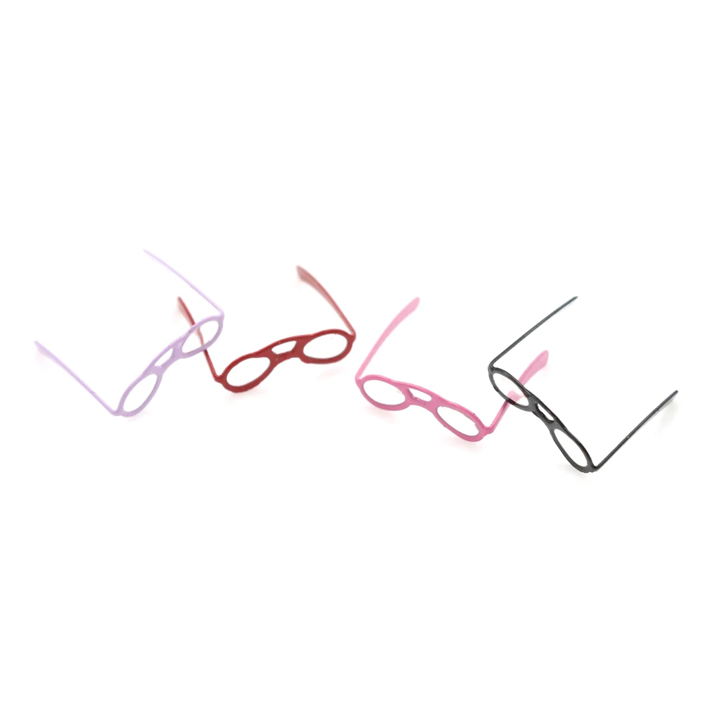

1 Pair 1:12 Vintage Glasses For Dolls House Miniature Dolls Accessories Delicate Workmanship