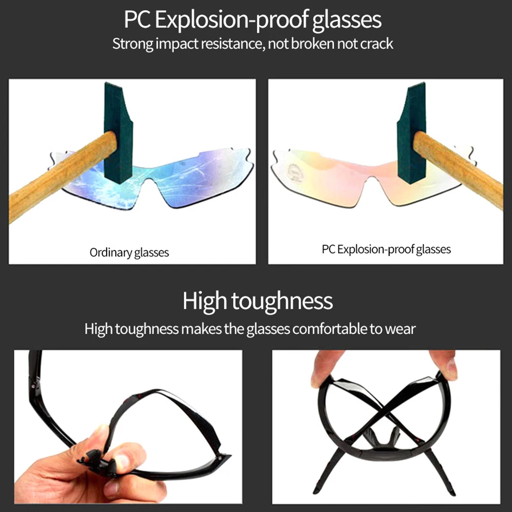 MASCUBE 2018 nuevo polarizadas Ciclismo gafas de sol al aire libre deportes de bicicletas gafas moto gafas de sol gafas de Ciclismo