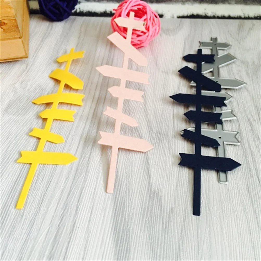 

DIY Scrapbooking Decor Embossing Album Paper Card template 4 Style Signpost Window Towel Metal Cutting Dies Stencil