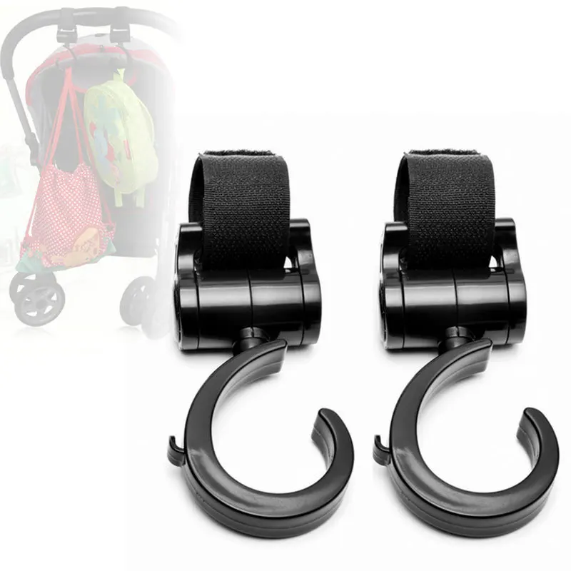 Stroller Hook - 2 Pcs Multi Purpose Velcro  Hooks ...