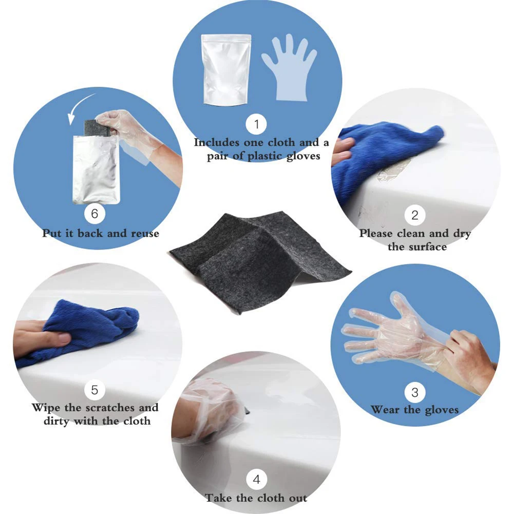 Средство для удаления царапин на автомобиле нано ткань умный инструмент