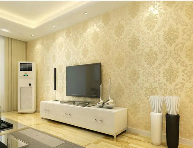 Beibehang Europaischen Stil Luxus Lila Weiss Gelb 3d Tapete Hohe Qualitat Desktop Nacht Hochzeit Raum Dekoration Tapete 3d Wallpaper Quality Wallpaperstyle Wallpaper Aliexpress