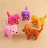2024 New Cute Walking Barking Toy Funny Electric Short Floss Electric Moving Dog Children Kids Toys Electronic Dog Toy Will Walk 3