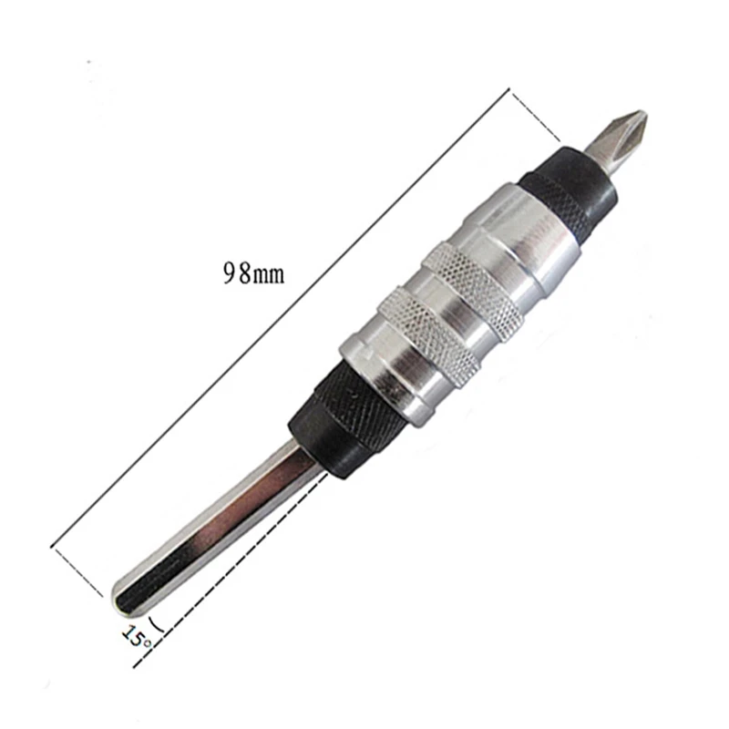 

Off Line Driver 1/4-inch Hex Shaft 15 Degree Omnidirectional Turning Driver Electric Drill Attachment Extender Drop Shopping
