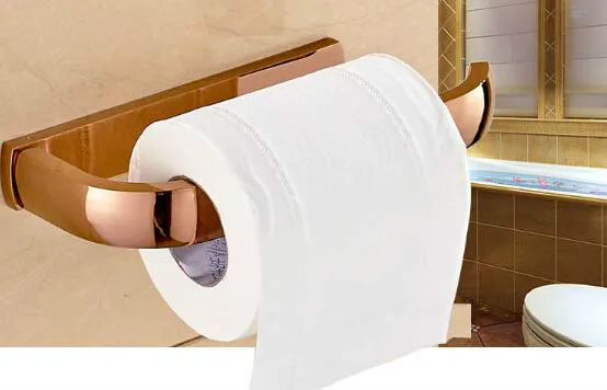 

Luxury solid brass paper towel holder antique wall-mounted roll holder Lass square toilet paper holder