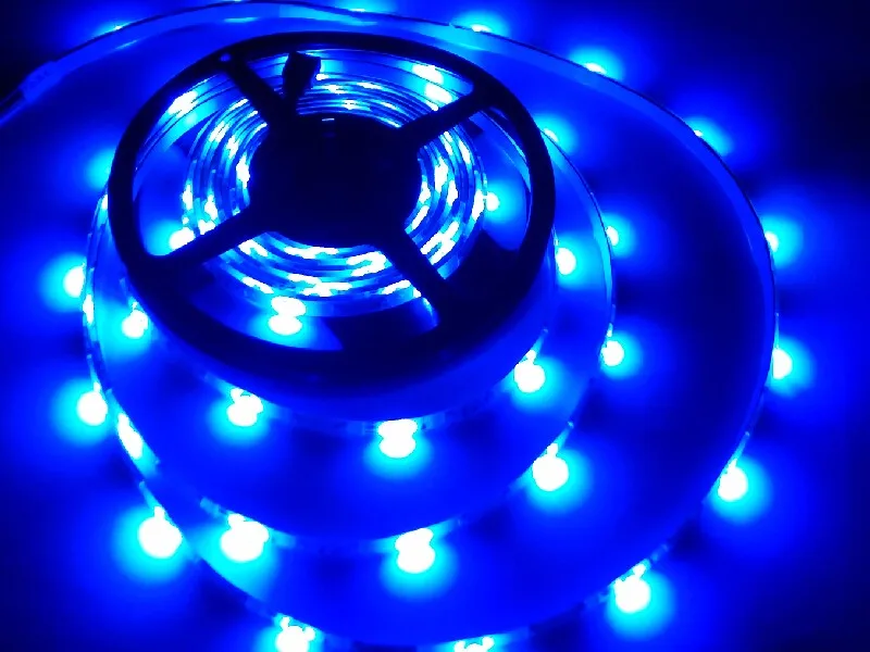5 м Светодиодные ленты затемнения комплект SMD 3528 60 светодиодный s/M один Цвет веревка 300 светодиодный s Водонепроницаемый Класс IP65 IP20 теплый белый холодный белый синий