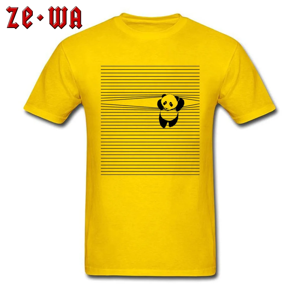 panda climb Tops Shirt Prevalent Crewneck cosie Short Sleeve 100% Cotton Youth T Shirt Casual Clothing Shirt Free Shipping panda climb yellow