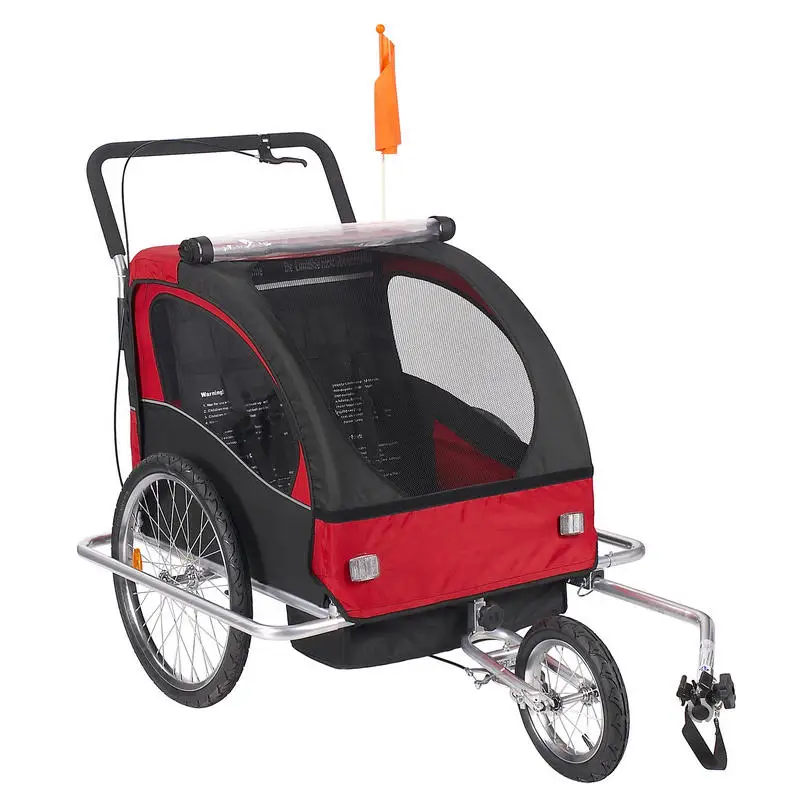  Aluminum alloy frame baby stroller with 20 inch wheel fold bike trailer kids jogger stroller Bike T