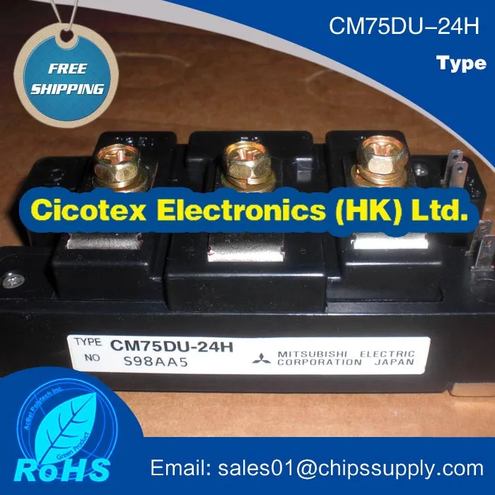 

CM75DU-24H модуль CM 75DU-24 H IGBT MOD DUAL 1200V 75A U SER CM75DU24H