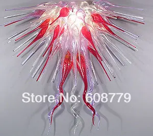 

Free Shipping Clear and Red Unique Crystal Vintage Pendant Light