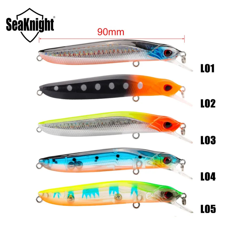 SeaKnight Minnow SK036 1PC 8.5g 3.5in 90mm 0-1.0M ÷  Ȥ ΰ  ̳ ν  ũ  ̳