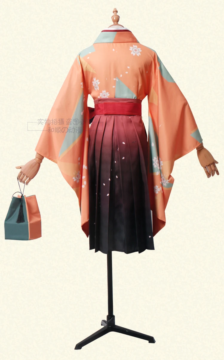 OTs-14 платье кимоно для девочек, карнавальный костюм на Хэллоуин, Карнавальная униформа, костюмы