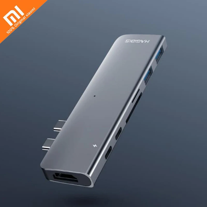  Original xiaomi mijia thinking docking station seven interface lightning 3 fast transmission suppor