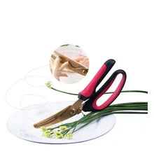 1" кухонные ножницы Нержавеющая Сталь Многофункциональная кухонные ножницы сверхмощные Птицы Ножницы для курицы 2cr13бесплатная