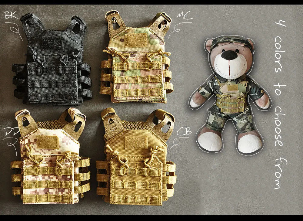 SINAIRSOFT JPC тактический военный Molle мини жилет koozie охотничий Открытый регулируемый ремень журнал орнамент кулон США