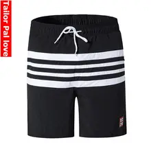 В полоску мужские шорты для плавания быстросохнущая Водонепроницаемые шорты для плавания для Для мужчин купальные трусы Бермуды для пляжа серфинга Шорты zwembroek