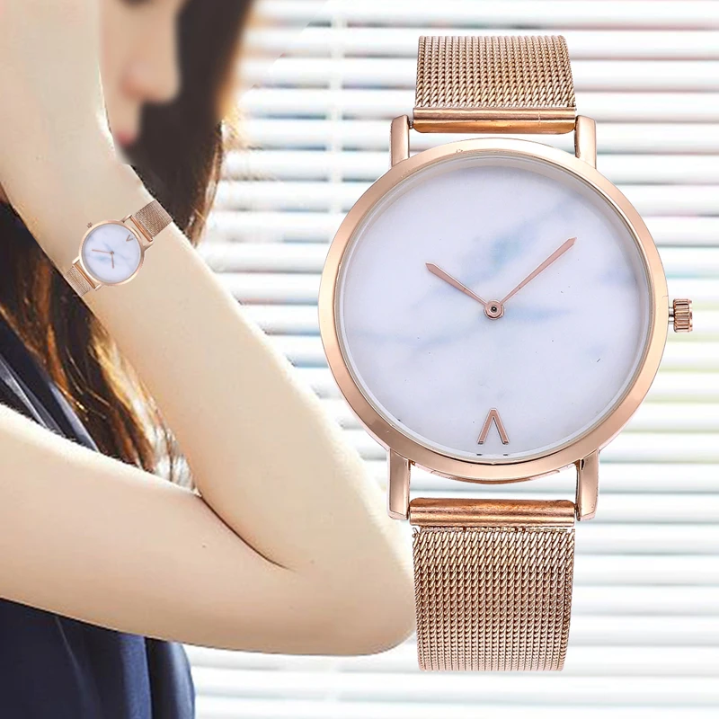 

Ultra-thin Quartz Simple Women Watches Mens Watch Mesh Strap WristWatch Fashion Clock Montre Femme Relogio Feminino