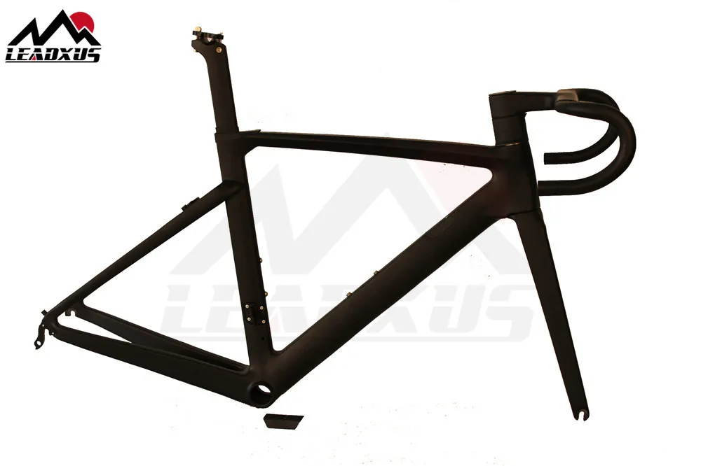 

LEADXUS CRS320 New AERO Road Carbon Fiber Frame Road Bike Frame Fork Clamp Seatpost ALABARD Carbon Handlebar BB Bearing