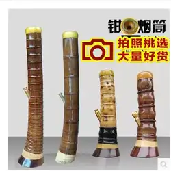 Подкова стопы jade рот бамбука кальян артефакт кальян с большой бамбуковые трубы Юньнань кальян с табака