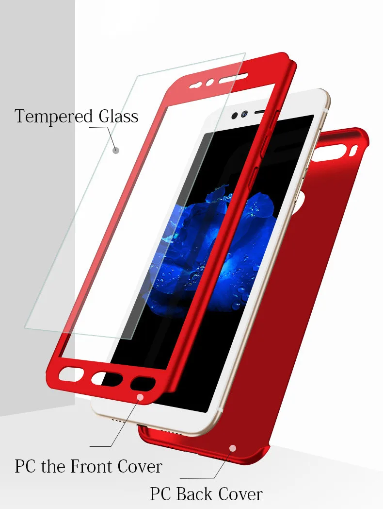 luxury hard full case cover for xiaomi mi 5 5s 6 5x 6x a1 a2 8 03