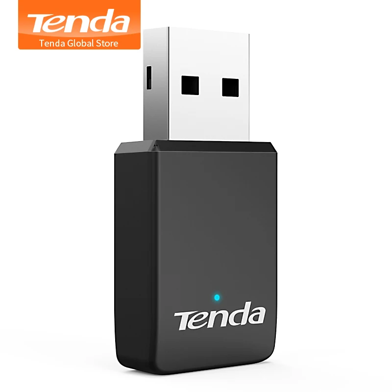 

Tenda U9 AC650 Wireless Dual Band Auto-Install USB2.0 Mini Network Adapter 2.4G/5.0G Wi-Fi PC Network Adapter with 11ac MU-MIMO