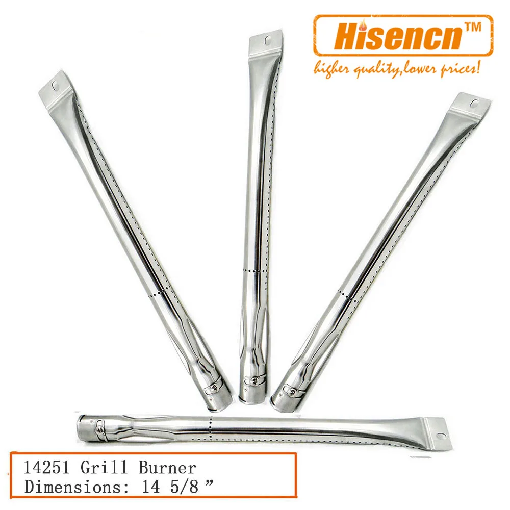 Hisencn 14.6 inch 14251 4pcs/ Grill King Gas Grill Replacement