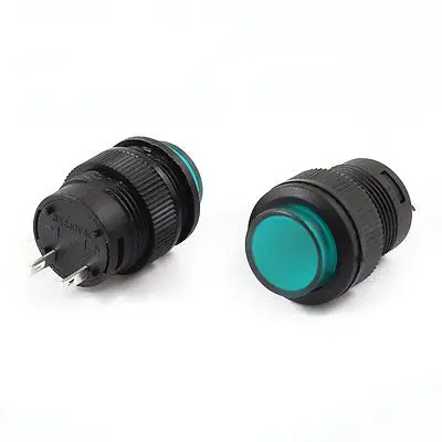 2 шт. R16 503 250 В/AC 3A булавки Мгновенный SPST кнопочный переключатель