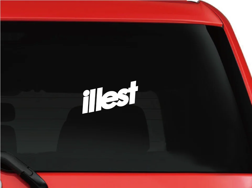 Illest Stance пониженная виниловая Автомобильная наклейка/наклейка для автомобиля, грузовика, окна кузова Decaoration CA1197