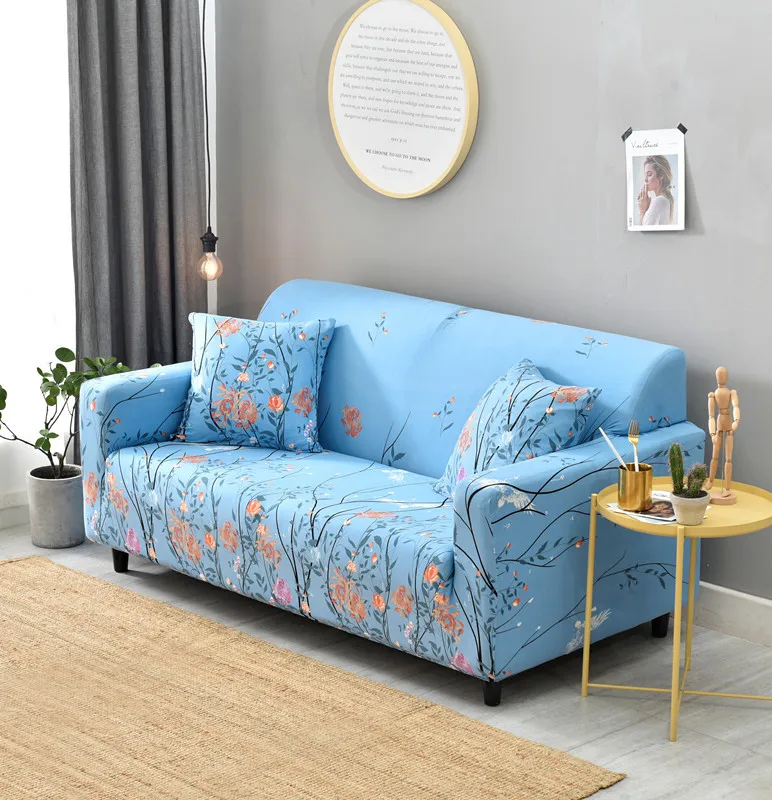 Чехол Slipcover Универсальный Эластичный Нескользящий полный для дивана