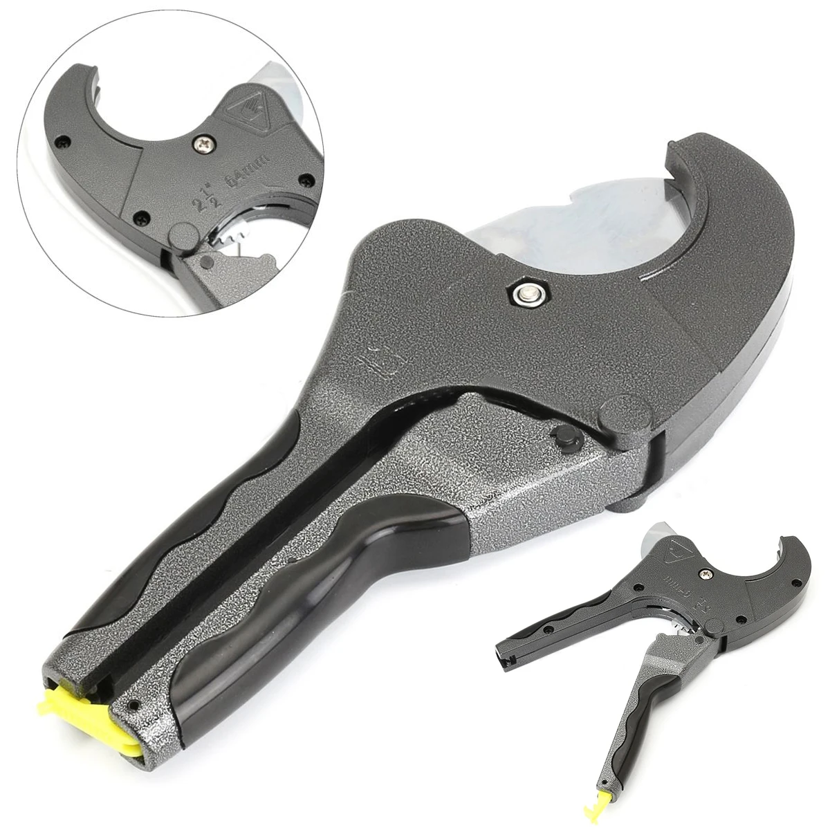 DWZ Quality 20-63mm PVC Pipe Cutter Hose Conduit Pliers Poly Tube Tubing Ratchet Cutters