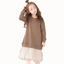 Плотное теплое платье для девочек; платья для дня рождения, свадьбы, вечеринки; вязаная кружевная зимняя детская одежда для девочек; одежда для детей; платье для девочек