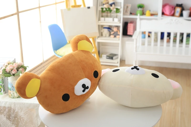 50*30 см Kawaii Большой коричневый японский стиль Rilakkuma плюшевые игрушки плюшевый медведь чучело кукла подарок на день рождения