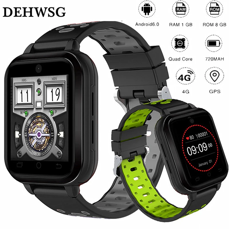 

FDD LTE 4G Smart Watch 1GB/8GB MTK6737 Quad Core Q1 Pro Wrist Watch Phone 720 mAh Sim Card Android 6.0 Heart Rate Monitor Clock