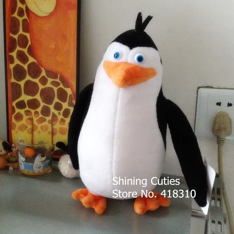 Наивысшее качество большой Пингвины Мадагаскара Аниме животных Симпатичные мягкие плюшевые игрушки куклы подарок на день рождения