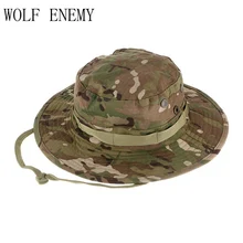 Высокое качество тактический страйкбол Снайпер камуфляж Boonie шапки для мужчин и женщин уличная бейсболка для горного туризма Военная охотничья Кепка