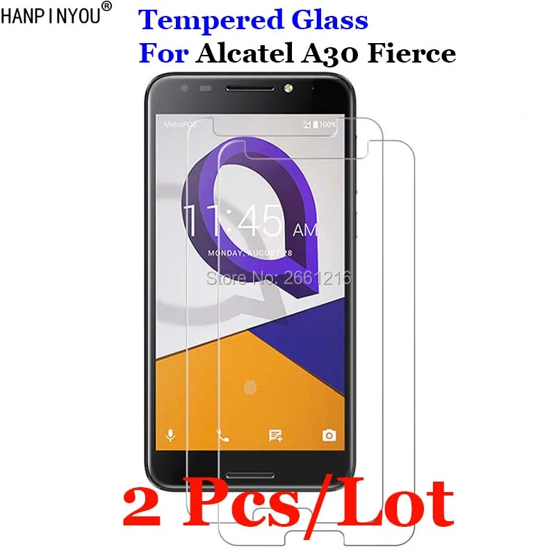 2 шт./лот для Alcatel A30Fierce закаленное стекло 9H 2.5D Премиум Защитная пленка A30 Fierce 5049Z 5