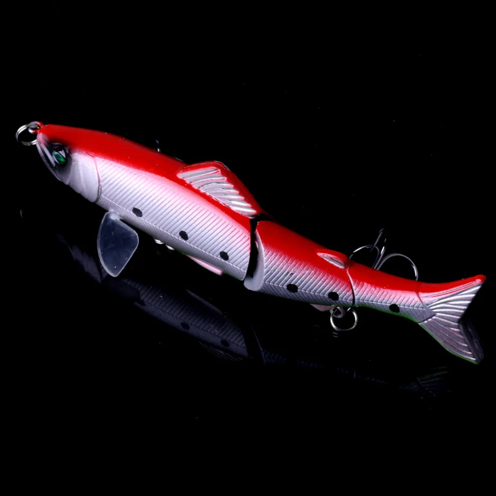 

HENGJIA 1pc 12.5cm/19g isca artificial multi jointed fishing lures pike crank bass peche wobbler pesca fishing tackles