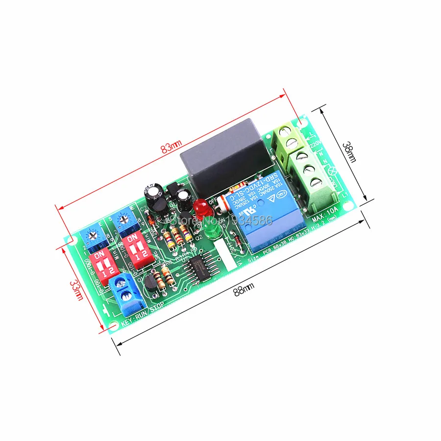Реле времени переменного тока 100 250 В 110 в 120 220 230 В|turn relay|turn switch |