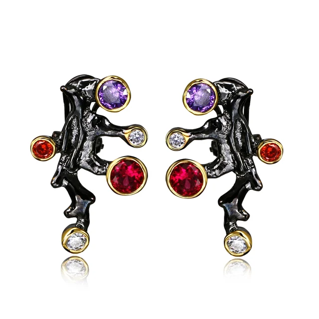 New Design Fashion black earring for women with Multi ...