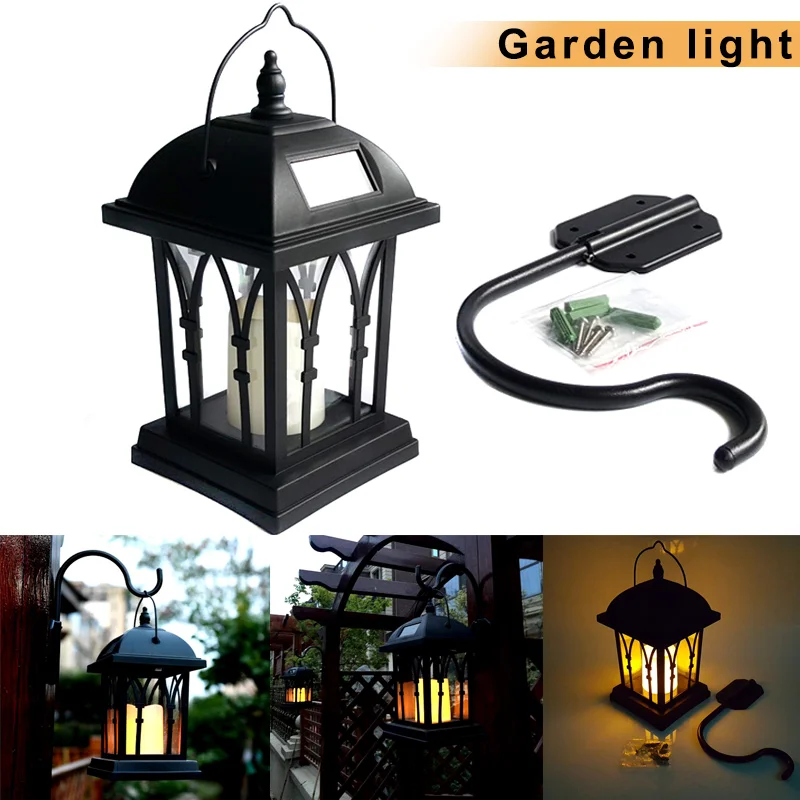 

Outdoor LED Solar Power Light Energy Saving Yard Garden Decor Path Street Wall Hanging Lamp JDH99
