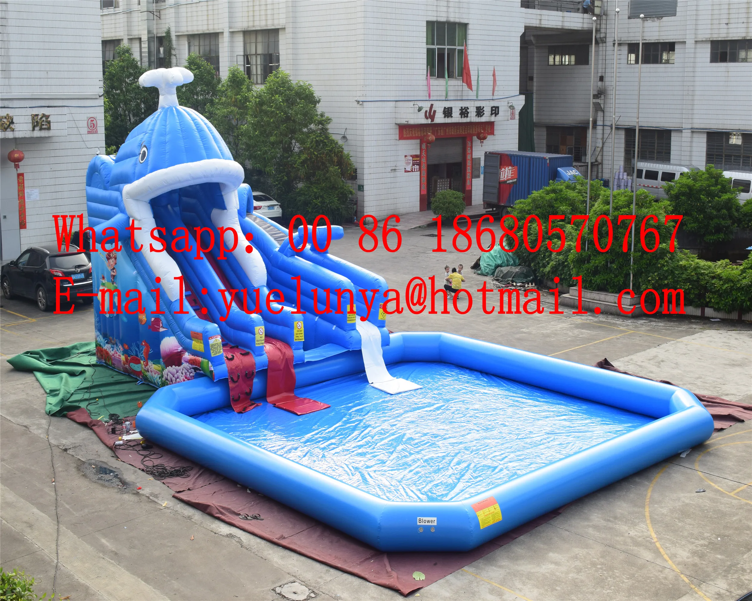 

(China Guangzhou) inflatable slides,Castle slides Ocean pool slide BYSW-14376