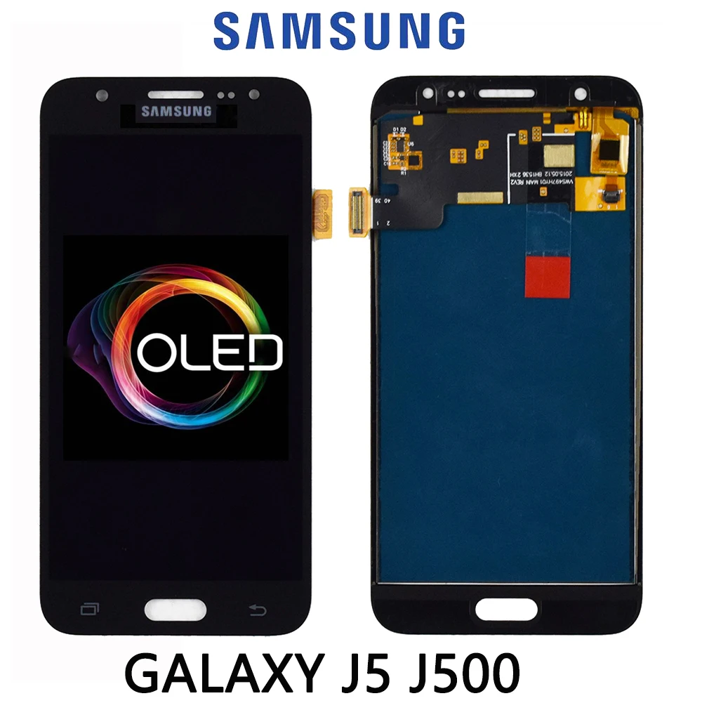 Новый 5 дюймовый AMOLED ЖК дисплей для SAMSUNG Galaxy J5 2015 J500 J500H J500FN J500F J500M фотографический