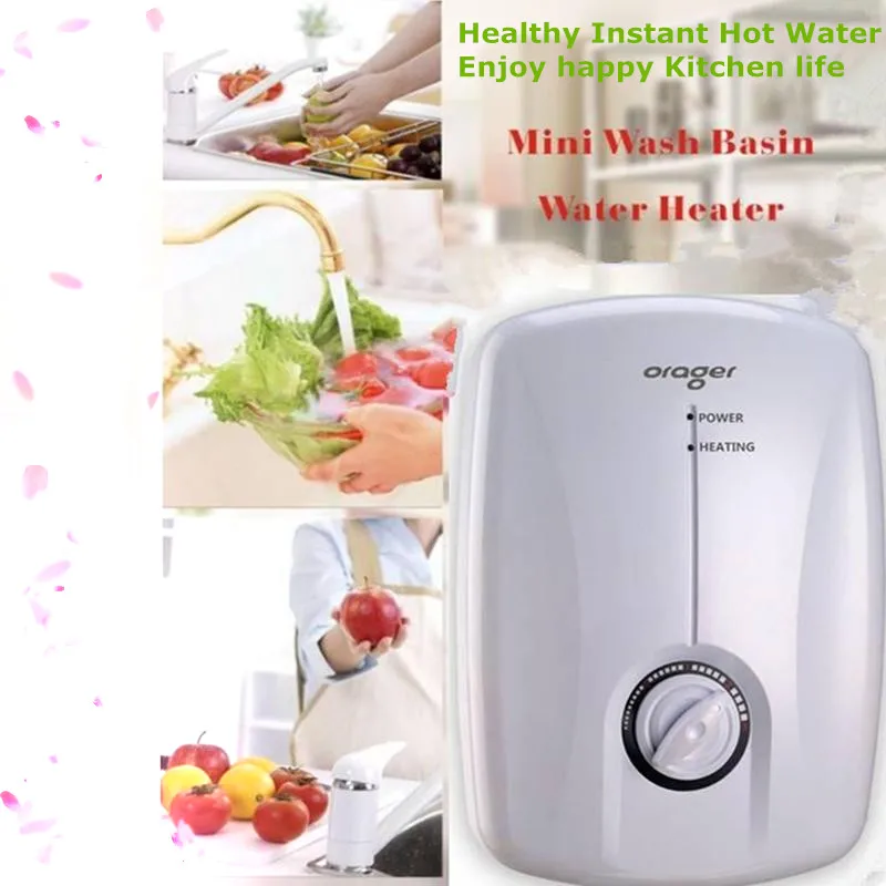 Электрический водонагреватель Кран Мгновенная индукция Горячий нагрев для